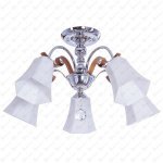 Люстра современная Экономсвет 90290/5CR+WD MK