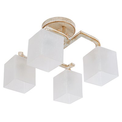 Светильник ЭкономСвет 90358/4GD+WT WT