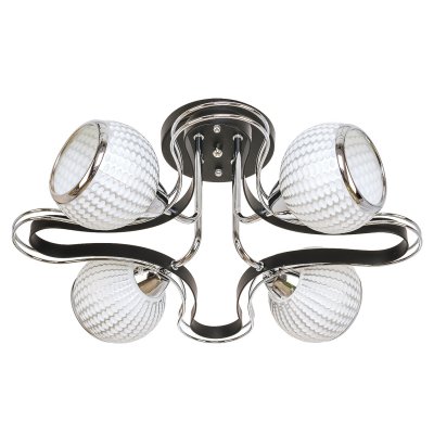 Потолочный светильник Экономсвет 90547/4BK+CR SL Потолочный светильник Экономсвет 90547/4BK+CR SL