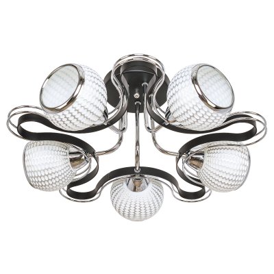 Потолочный светильник Экономсвет 90547/5BK+CR SL Потолочный светильник Экономсвет 90547/5BK+CR SL