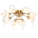 Люстра современная Экономсвет 9062/8+1AB MK