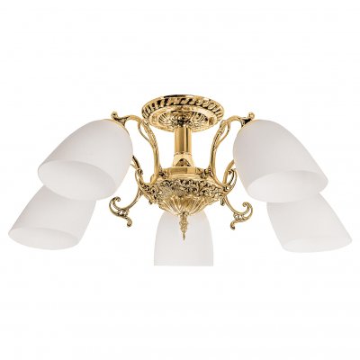 Светильник ЭкономСвет 9064/5GD BK WT