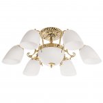 Светильник ЭкономСвет 9064/6+2GD BK WT