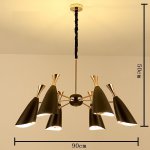 Люстра Delight 9099P-6 black/gold