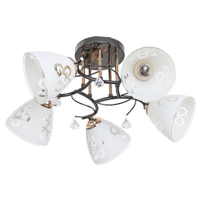 Светильник ЭкономСвет 91006/5ZZH+FGD WT