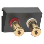 Gira Мех Аудиорозетка WBT (+/-) (G9100)