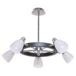 Спотовый светильник 91013/5CR+BK WT Gerhort