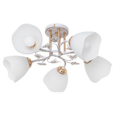 Люстра классическая Экономсвет 91030/5WG+FGD WT