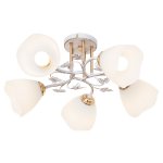 Люстра классическая Экономсвет 91030/5WG+FGD WT