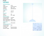 Светильник подвесной Eglo 91237 VETRO