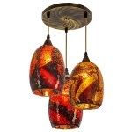 Подвесной светильник Экономсвет 9178/3BKGD