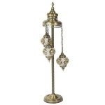 Торшер МОРОККО микс h100 d24 E14 3*40W Kink light 923