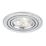 Paulmann 92530 Premium EBL Aria rund schw LED 3x3W Alu