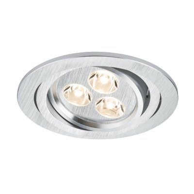 Paulmann 92599 Prem.EBL Aria rund schw LED 1x3W Alu
