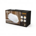 Светильник Gauss НБП IP54 280*160*115 овал с решеткой под лампу Е27 max 100W