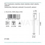 Светильник уличный Eglo 92738 RIGA-LED