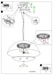 Светильник подвесной Eglo 92955 GAETANO