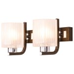 Настенный светильник бра 93001/2wCH+BKGD FR Gerhort
