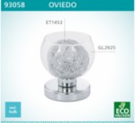 Настольная лампа Eglo 93058 OVIEDO