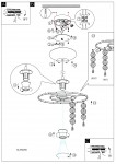 Светильник подвесной Eglo 93092 FEDRA 2