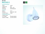 Светильник поворотный спот Eglo 93128 RICCIO 2
