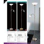 Торшер напольный с подсветкой для чтения Eglo 93207 UP 5