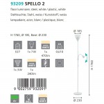 Торшер напольный Eglo 93209 SPELLO 2