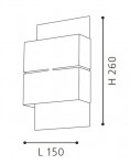 Светильник настенный уличный Eglo 93254 KIBEA