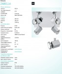 Светильник поворотный спот Eglo 93324 ZABELLA