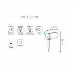 Уличный светильник Eglo 93385 NEMA 1