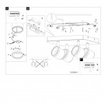 Светильник поворотный спот Eglo 93696 PIERINO