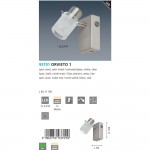 Светильник поворотный спот Eglo 93701 ORVIETO 1