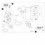 Светильник поворотный спот Eglo 93701 ORVIETO 1