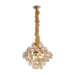 Люстра хрустальная Экономсвет 93702/8GD WT