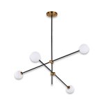 Люстра Bistro Globe 4 9389P/4 black/gold Delight