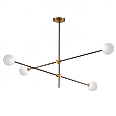 

Люстра Bistro Globe 4 9389P/4 black/gold Delight, 9389P/4 black/gold