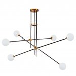 Люстра Delight 9389P/6 black/gold