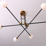 Люстра Delight 9389P/6 black/gold