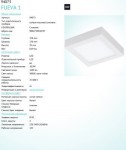 Встраиваемый и накладный светильник Eglo 94073 FUEVA 1