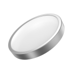 Светильник светодиодный Gauss 250х80, 12W 850лм, IP20 2700К круглый серебро (941421112)