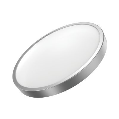 Светильник светодиодный Gauss 350х80, 24W 1650лм IP20 2700К круглый серебро (941421124)