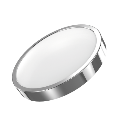 Светильник светодиодный Gauss 250х80, 12W 850лм, IP20 2700К круглый хром (941422112)