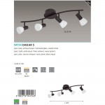 Светильник поворотный спот Eglo 94154 DAKAR 5