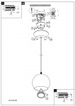Светильник подвесной Eglo 94246 PETTO 1