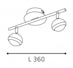 Светильник поворотный спот Eglo 94303 LOMBES 1