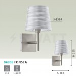 Настенно-потолочный светильник Eglo 94308 FONSEA