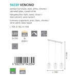 Подвесный светильник Eglo 94339 VENCINO