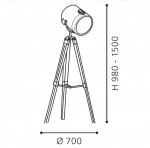 Торшер напольный Eglo 94371 UPSTREET