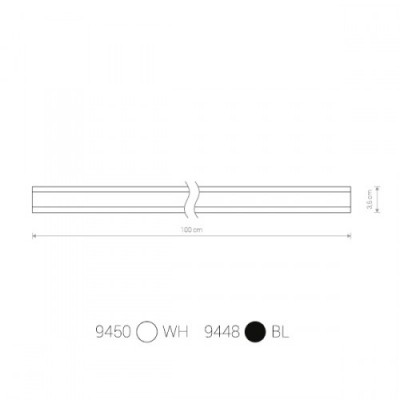 Трековая система Nowodvorski PROFILE TRACK BLACK 1 M 9448