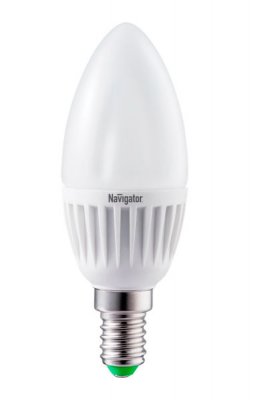 

Лампа светодиодная свечка 7Вт Navigator 94 492 NLL-C37-7-230-4K-E14-FR